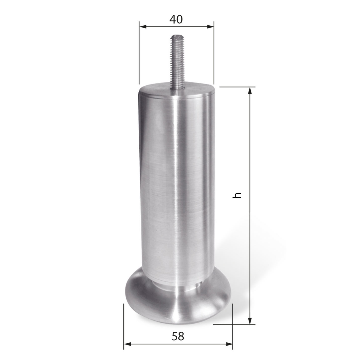 NOGA ALUMINIOWA NA 012