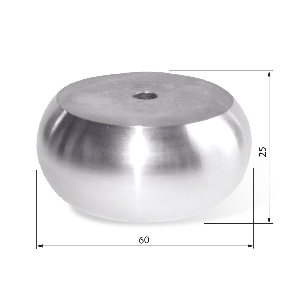 NOGA ALUMINIOWA NA 021 H25